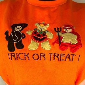Vintage Halloween Sweater 🐻 🎃